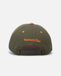 Mitchell & Ness New York Yankees 'Harmony of Hues' Pro Crown Snapback Olive/Orange