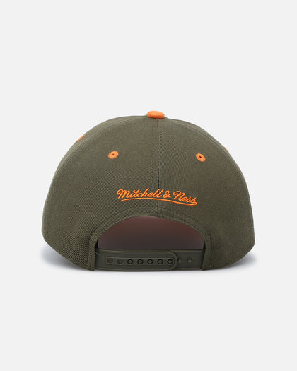 Mitchell & Ness New York Yankees 'Harmony of Hues' Pro Crown Snapback Olive/Orange