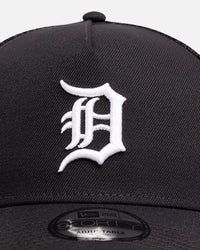 New Era Detroit Tigers 9FORTY A-Frame Trucker Snapback Navy