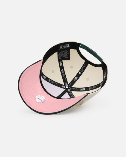 New Era Chicago White Sox 'Pink Satin Hearts Green' 9FORTY A-Frame Snapback Chrome/Dark Green
