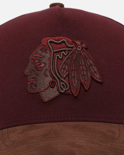 47 Brand Chicago Blackhawks 'Cherry Pie' Offside DT Snapback Dark Maroon