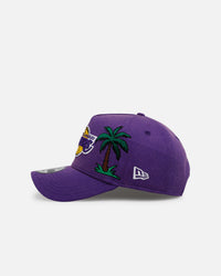New Era Los Angeles Lakers 'Palm Trees' 9FORTY A-Frame Snapback Official Team Color