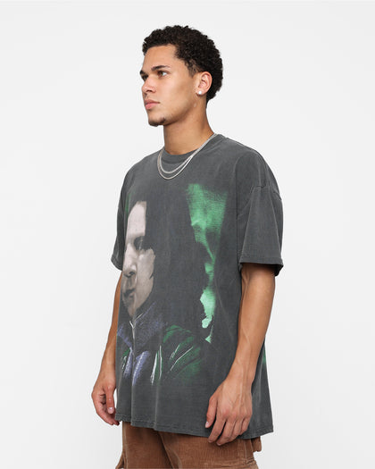 73Studio X Harry Potter Snape Heavyweight Vintage T-Shirt Black Wash