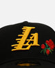 New Era Los Angeles Lakers 'Rose Emblem' 9FORTY A-Frame Snapback Official Team Color