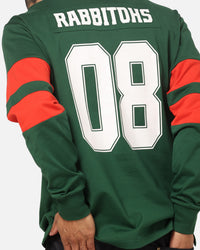Bleacher Athletic South Sydney Rabbitohs NRL Legacy Rugby Polo Shirt Green