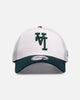 New Era Los Angeles Dodgers 'Upside Down Logo' 9FORTY A-Frame Trucker Snapback White/Green