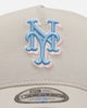 New Era New York Mets 'Pastel 2.0' 9FORTY A-Frame Snapback Stone