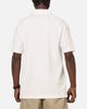 Fred Perry Crepe Pique Zip Neck Polo Shirt Snow White