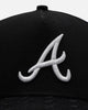 New Era Atlanta Braves 'Dark Steel' 9FORTY A-Frame Snapback Black/Grey