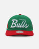 Mitchell & Ness Chicago Bulls 'Viva Mexico Script' Deadstock Snapback Green/Red