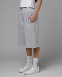 Loiter Ultra Hybrid Fleece Shorts Grey Marle