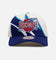 Mitchell & Ness Houston Rockets 'Shark Tooth' Pro Pinch Snapback Cream/Navy