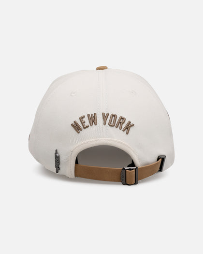 Pro Standard New York Yankees 'Panel' Pro Pinch Strapback White/Tan