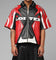 Loiter Racer Vegan Leather Shirt Red/Black