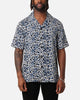 XXIII Cheetah Button Up Shirt Blue Cheetah