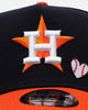New Era Houston Astros 'Baseball Hearts' 9FORTY A-Frame Snapback Official Team Color