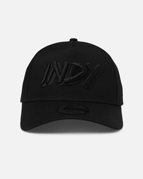 New Era Indiana Pacers 'NBA Black On Black' 9FORTY A-Frame Snapback Black