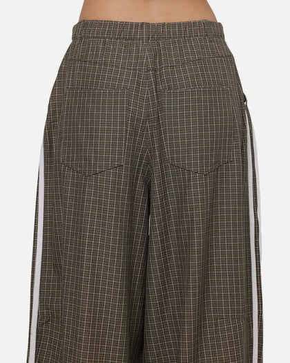 Adidas Women's Checks Trousers Olive