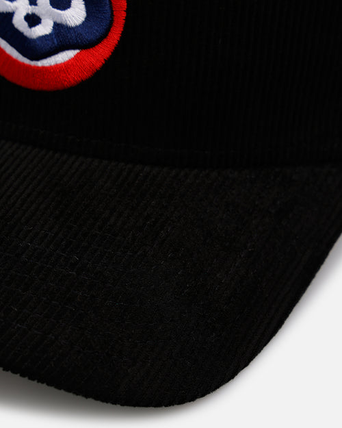 New Era Chicago Cubs 'Black Cord' 9FORTY A-Frame Corduroy Snapback Black