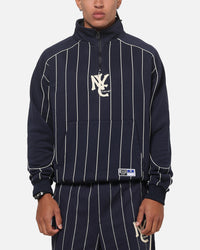Carre New York City Series Quarter Zip Crewneck Navy