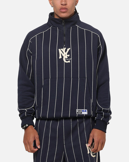 Carre New York City Series Quarter Zip Crewneck Navy