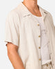 XXIII Nicholas Button Up Shirt Sand/Black