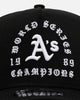 New Era Oakland Athletics 'Gothic Arch 2.0' 9FORTY A-Frame Snapback Black/White