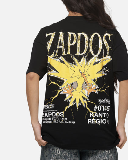 The Pokémon Collection By 73Studio Zapdos Legendary T-Shirt Black