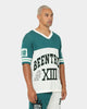 BEENTRILL Numerals Football Jersey Cream/Green