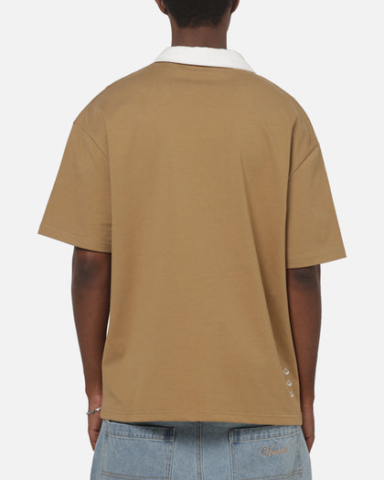 Vouseti Post Game Polo Shirt Latte