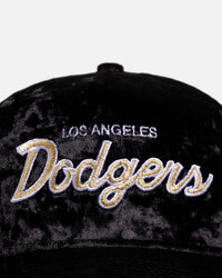 New Era Los Angeles Dodgers 'Velvet' 9FORTY A-Frame Snapback Black/Gold