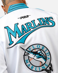 Pro Standard Florida Marlins Double Knit Jacket White