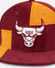 New Era Chicago Bulls 'Maroon Patchwork Corduroy' 59FIFTY Fitted Maroon/Yellow