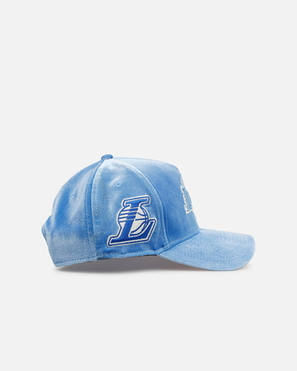 New Era Los Angeles Lakers 'Sky Velvet' 9FORTY A-Frame Snapback Sky Blue