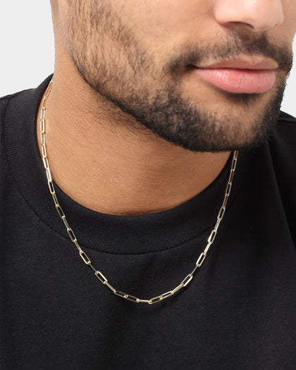 House Of Auric 10.5mm Long Cable Chain 18K Gold Vermeil