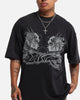 Loiter Draco Born T-Shirt Black Acidwash