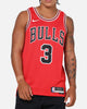 Nike Josh Giddey Chicago Bulls #3 Icon Edition Nike Dri-FIT NBA Swingman Jersey University Red