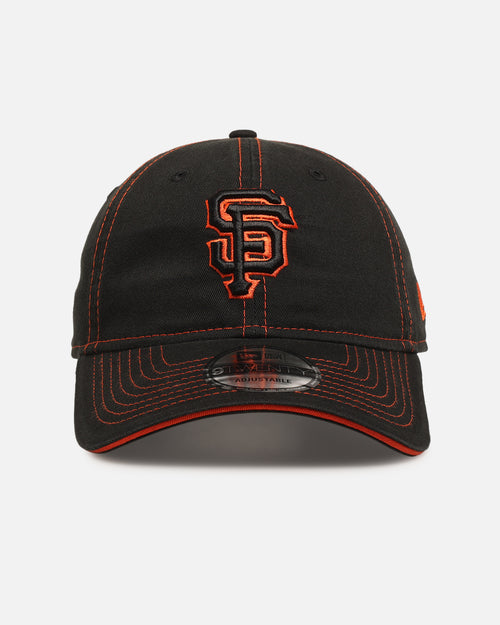 New Era San Francisco Giants 'Contrast Stitch' 9TWENTY Strapback Official Team Colour