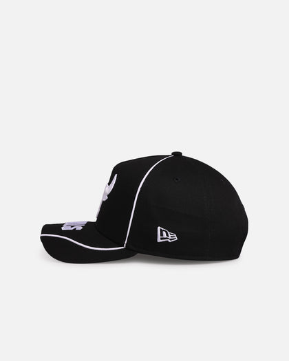 New Era Chicago Bulls 'Piping' 9FORTY A-Frame Snapback Black/White