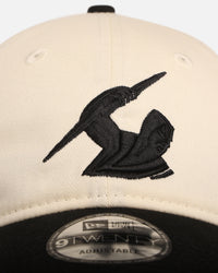 New Era Melbourne Storm 'NRL Two Tone' 9TWENTY Strapback Chrome White/Black