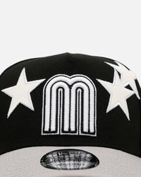 New Era Mexico National Baseball Team 'Stars' 9FORTY A-Frame Snapback Black/Grey