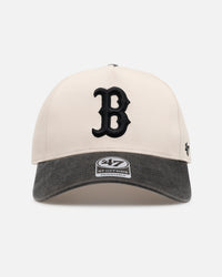 47 Brand Boston Red Sox 'Washed Black Visor' 47 Offside Snapback Natural