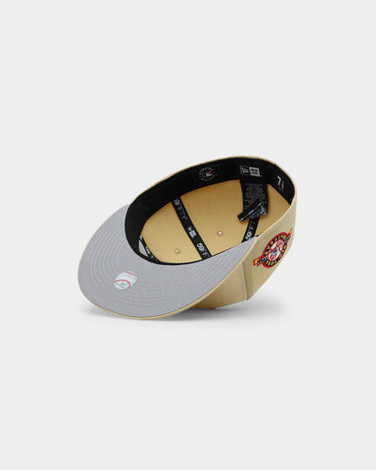 New Era New York Yankees 'Raffia Front' 59FIFTY Fitted Vegas Gold