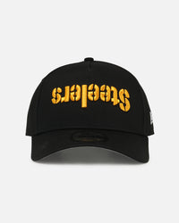 New Era Pittsburgh Steelers 'Upside Down Logo' 9FORTY A-Frame Snapback Black