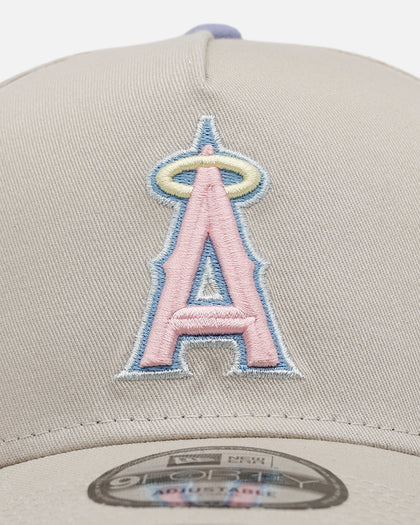 New Era Los Angeles Angels 'Pastel 2.0' 9FORTY A-Frame Snapback Stone