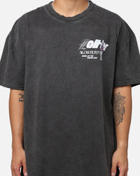 Loiter Slow Burn T-Shirt Black Wash