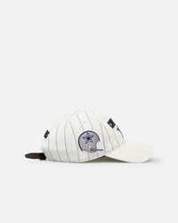 Pro Standard Dallas Cowboys Pinstripe Dad Hat Strapback Eggshell/Yellow