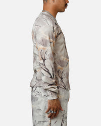 MNML Washed Waffle Thermal Long Sleeve T-Shirt Snow Camo