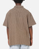 X-Large Liam Button Up Shirt Brown