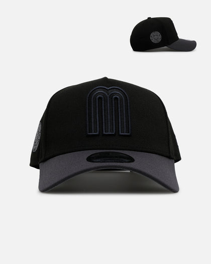 New Era Mexico National Baseball Team 'Stealth' 9FORTY A-Frame Snapback Black/Charcoal